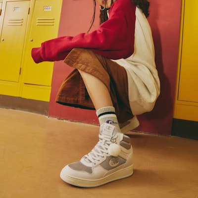 (Women) Champion Essentials 1919 Trainer High 2.0 'Grey Retro' U3AFCTW04P1 Sizing (Women) Champion Essentials 1919 Trainer High 2.0 'Grey Retro' U3AFCTW04P1