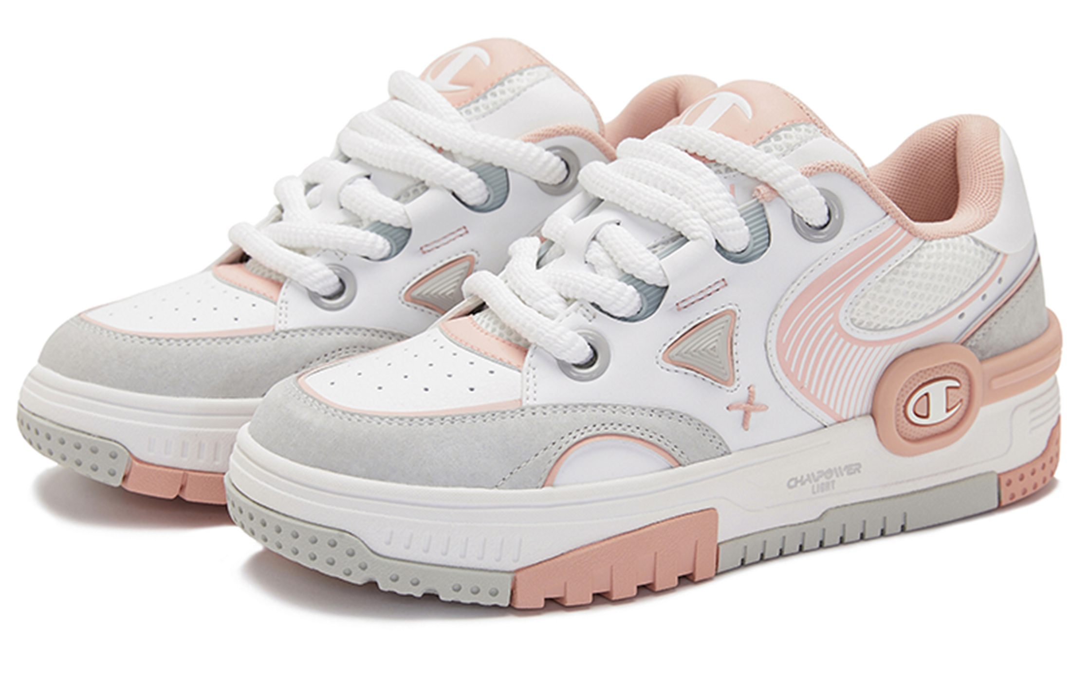 Lookbook (W) Champion Essentials BeatSkate V1 ''Trendiger Leichter Retro Low Rosa'' U3CFCTW09K1