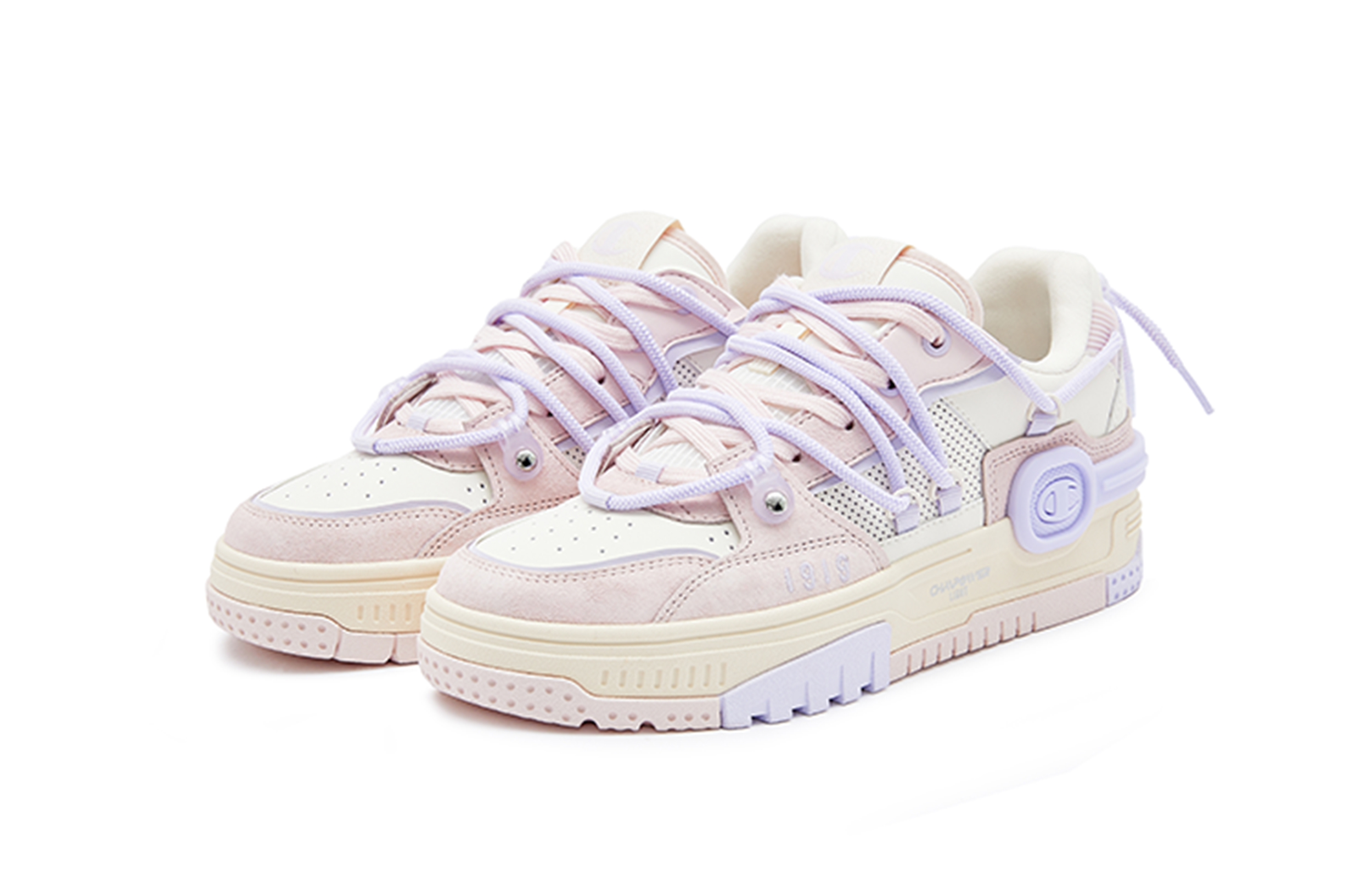 Lookbook (W) Champion Essentials Bumper V1 'Rosa Claro' U4AFCTW02K2