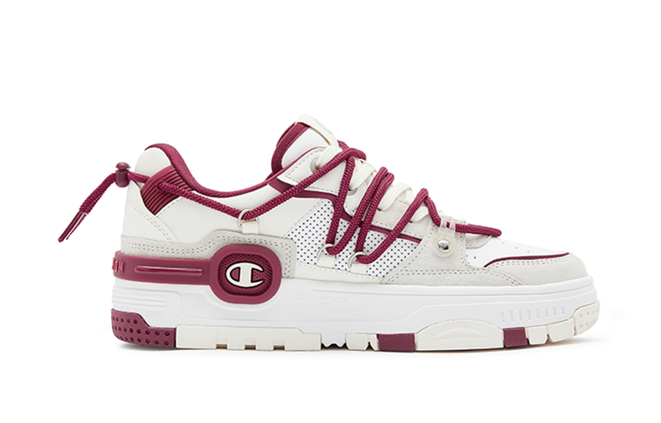 Order 冠軍經典 Bumper V1 耳机鞋 休閒復古 低幫 板鞋 女款 新年紅