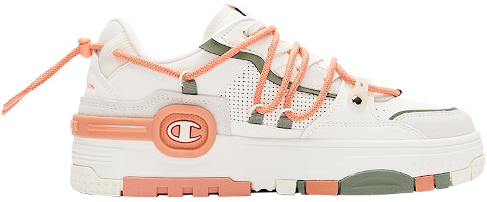 (Women) Champion Essentials Bumper V1 'White Orange' U3AFCTW11J1 Order (Women) Champion Essentials Bumper V1 'White Orange' U3AFCTW11J1