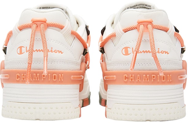(Women) Champion Essentials Bumper V1 'White Orange' U3AFCTW11J1 Shop (Women) Champion Essentials Bumper V1 'White Orange' U3AFCTW11J1