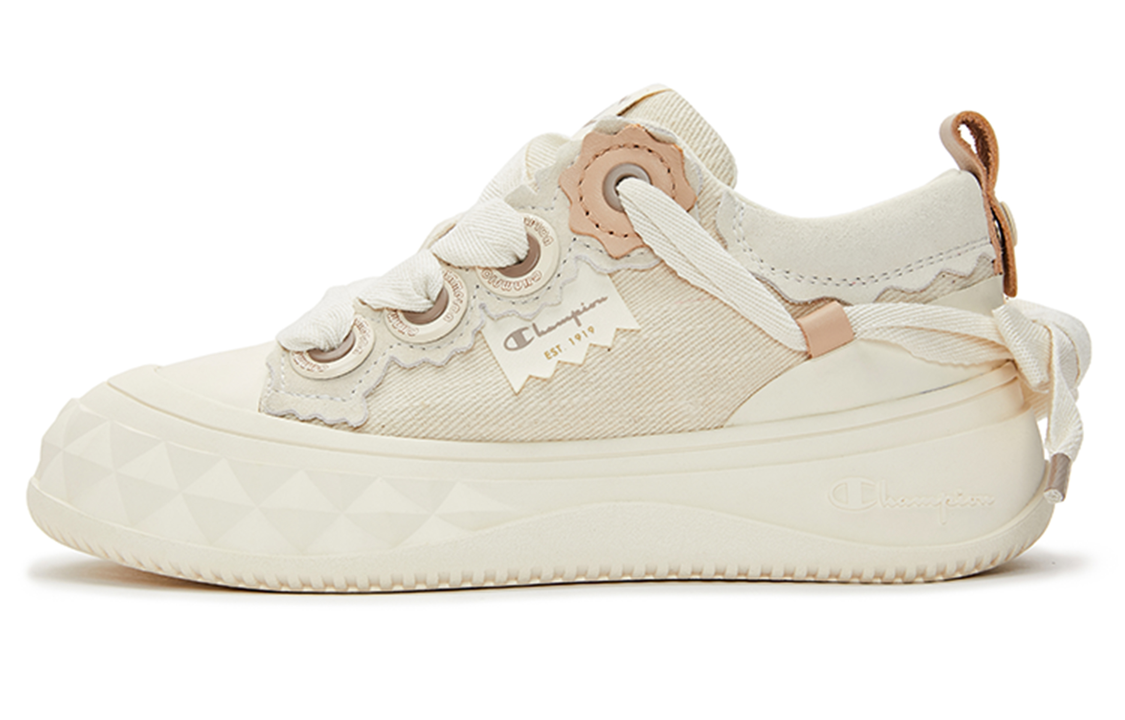 (Women) Champion Essentials Low 'Beige' U3BFCKW06D1