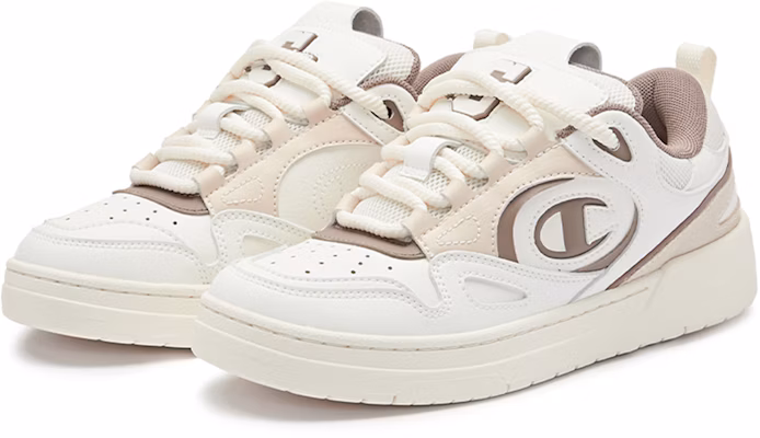 (Women) Champion Essentials Low 'Beige Patchwork' U3DFCTW02D1 Lookbook (Women) Champion Essentials Low 'Beige Patchwork' U3DFCTW02D1