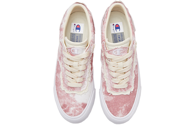 Lookbook Champion基本款街頭滑輪解構 防滑耐磨 低筒 板鞋 女款 粉色