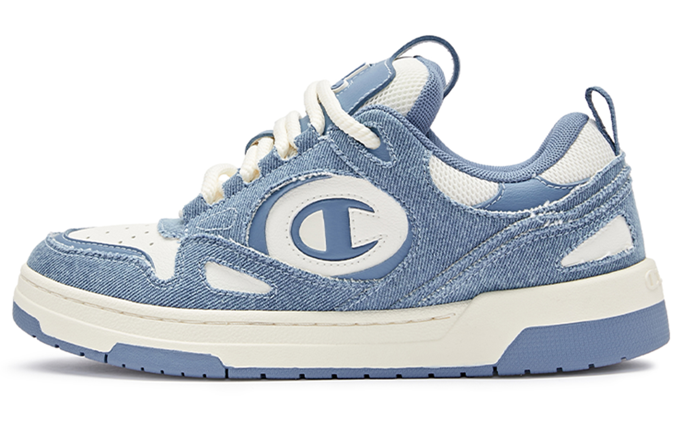 (Women) Champion Essentials Low 'Light Blue Colorblock' U3DFCTW02M2