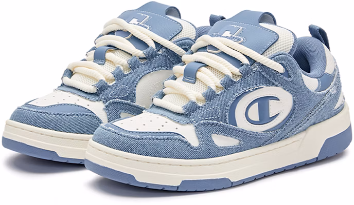 (Women) Champion Essentials Low 'Light Blue Colorblock' U3DFCTW02M2 Lookbook (Women) Champion Essentials Low 'Light Blue Colorblock' U3DFCTW02M2