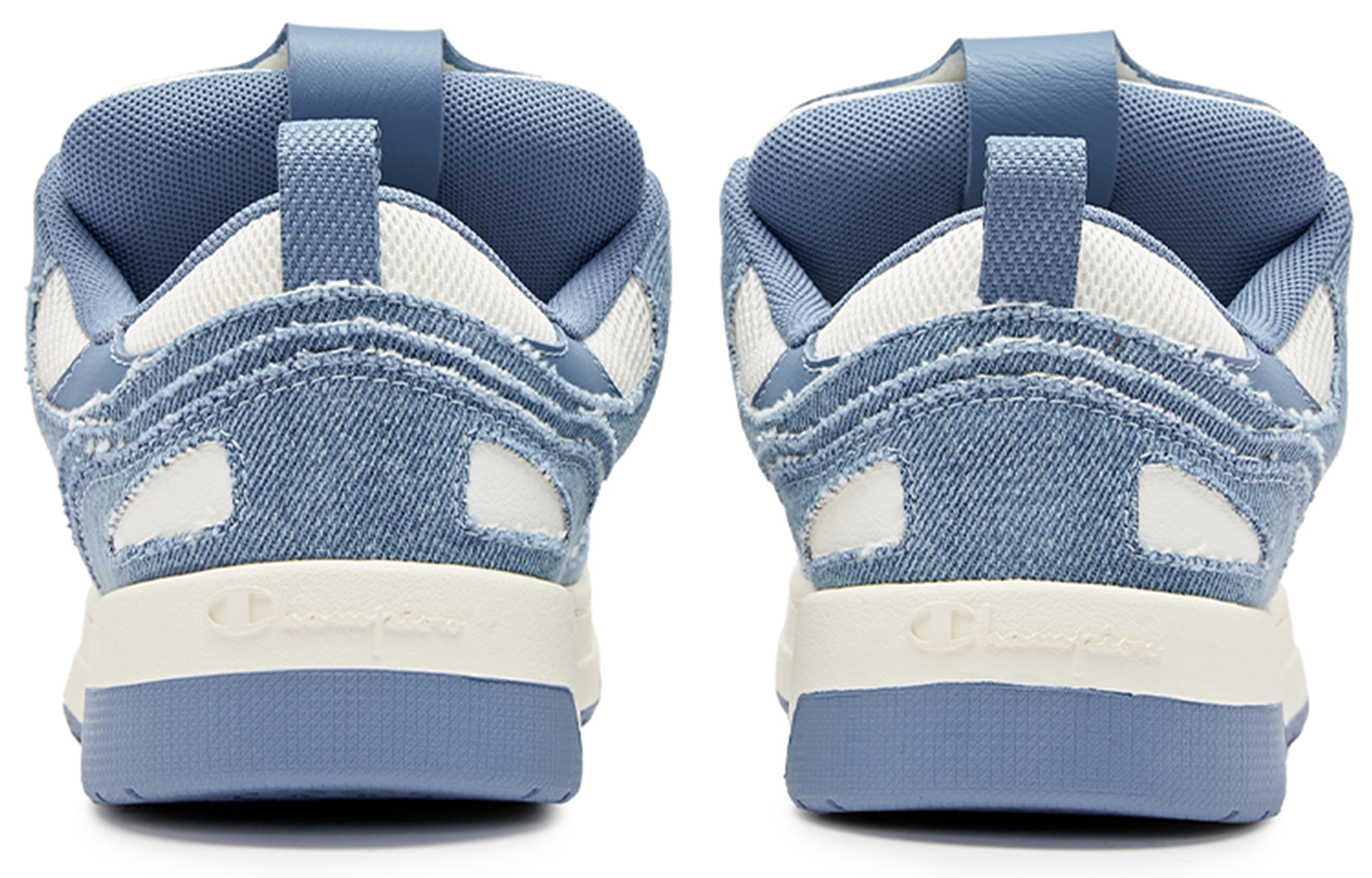 Shop (W) Champion Essentials Low ''Lichtblauw Colorblock'' Sneakers U3DFCTW02M2