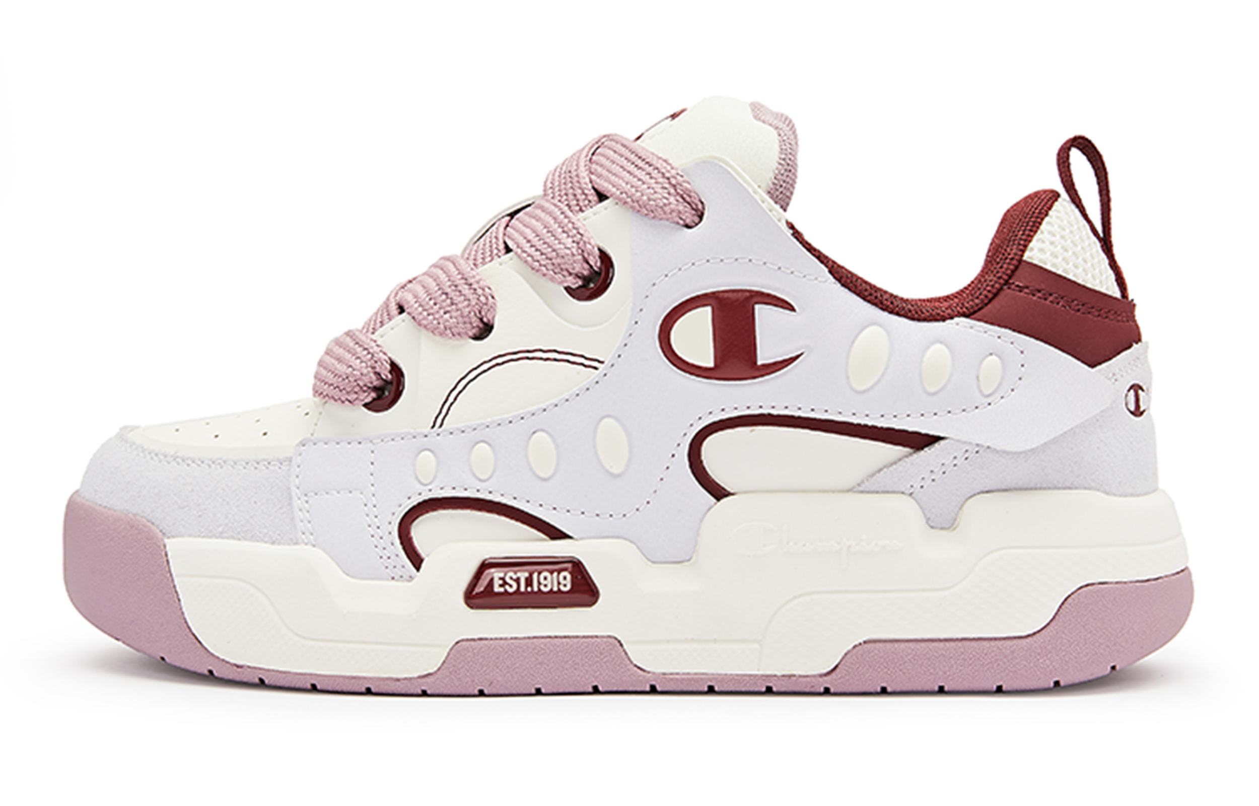 (Women) Champion Essentials Low 'Light Purple Colorblock' U3DFCTW06R2