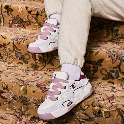 (Women) Champion Essentials Low 'Light Purple Colorblock' U3DFCTW06R2 Details for (Women) Champion Essentials Low 'Light Purple Colorblock' U3DFCTW06R2