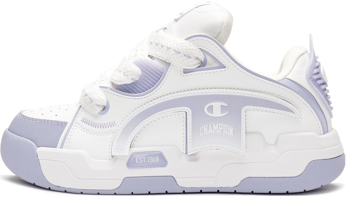 (Women) Champion Essentials Low 'Logo Playful Magic Tape Grey Purple' U3CFCTW16R2 Buy (Women) Champion Essentials Low 'Logo Playful Magic Tape Grey Purple' U3CFCTW16R2