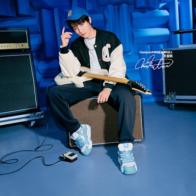 (W) Champion Essentials 低帮 "原蓝/奶白" U3CFCTW16M1 Details for (W) Champion Essentials 低帮 "原蓝/奶白" U3CFCTW16M1