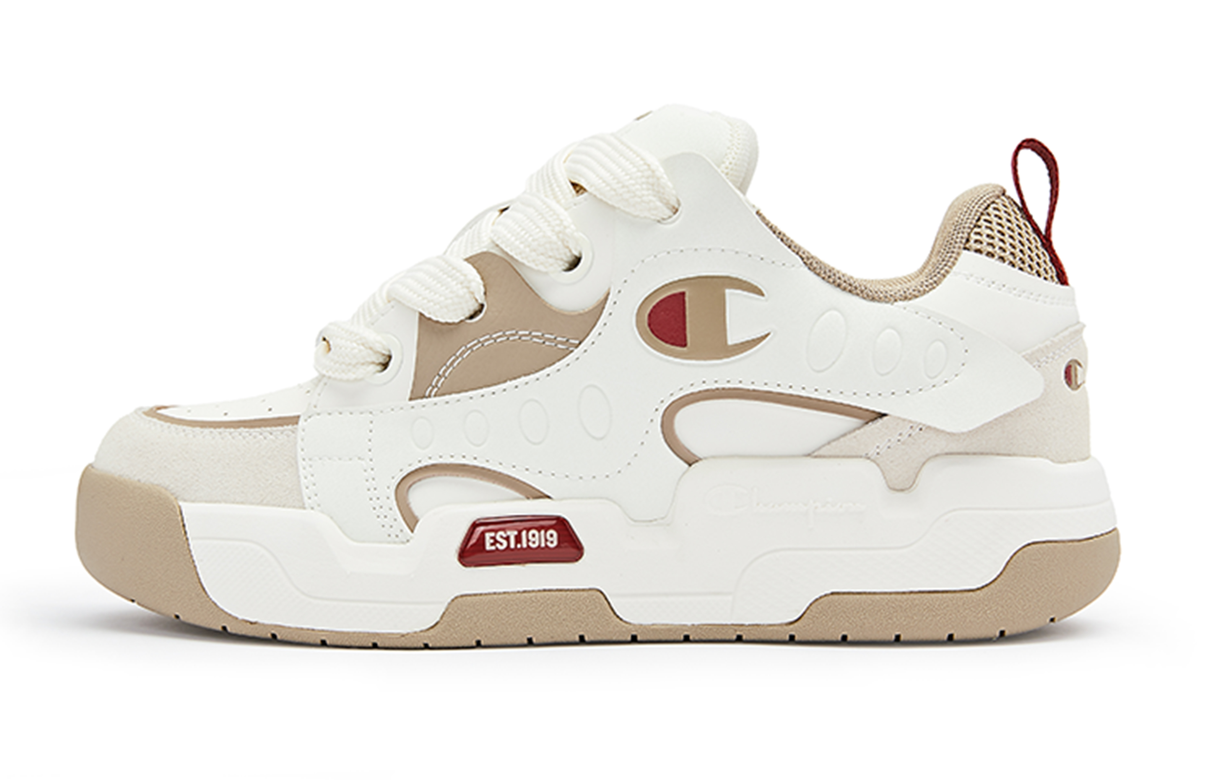 (Women) Champion Essentials Low 'Patchwork Brown' U3DFCTW06S3