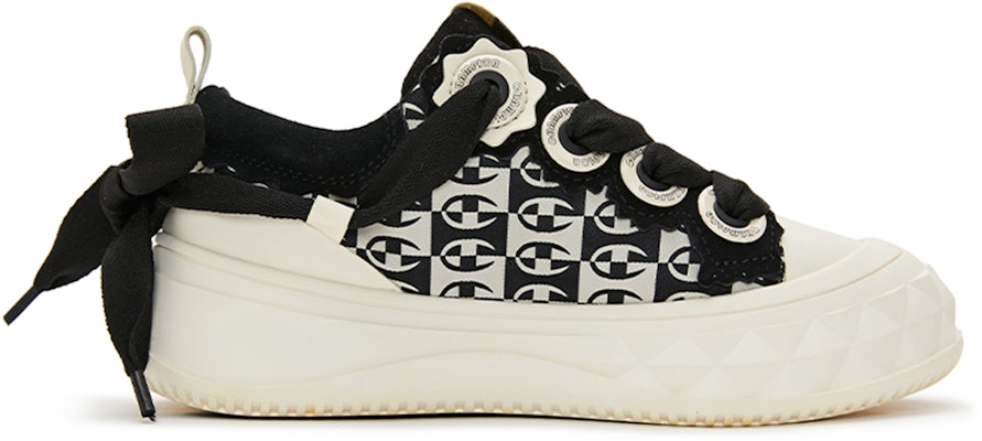 (Women) Champion Essentials Low 'Pineapple Thick Sole Black White' U3BFCKW06U3 Order (Women) Champion Essentials Low 'Pineapple Thick Sole Black White' U3BFCKW06U3