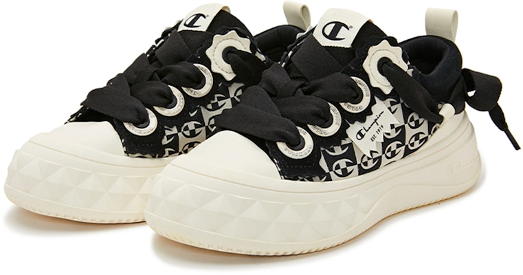 (Women) Champion Essentials Low 'Pineapple Thick Sole Black White' U3BFCKW06U3 Lookbook (Women) Champion Essentials Low 'Pineapple Thick Sole Black White' U3BFCKW06U3