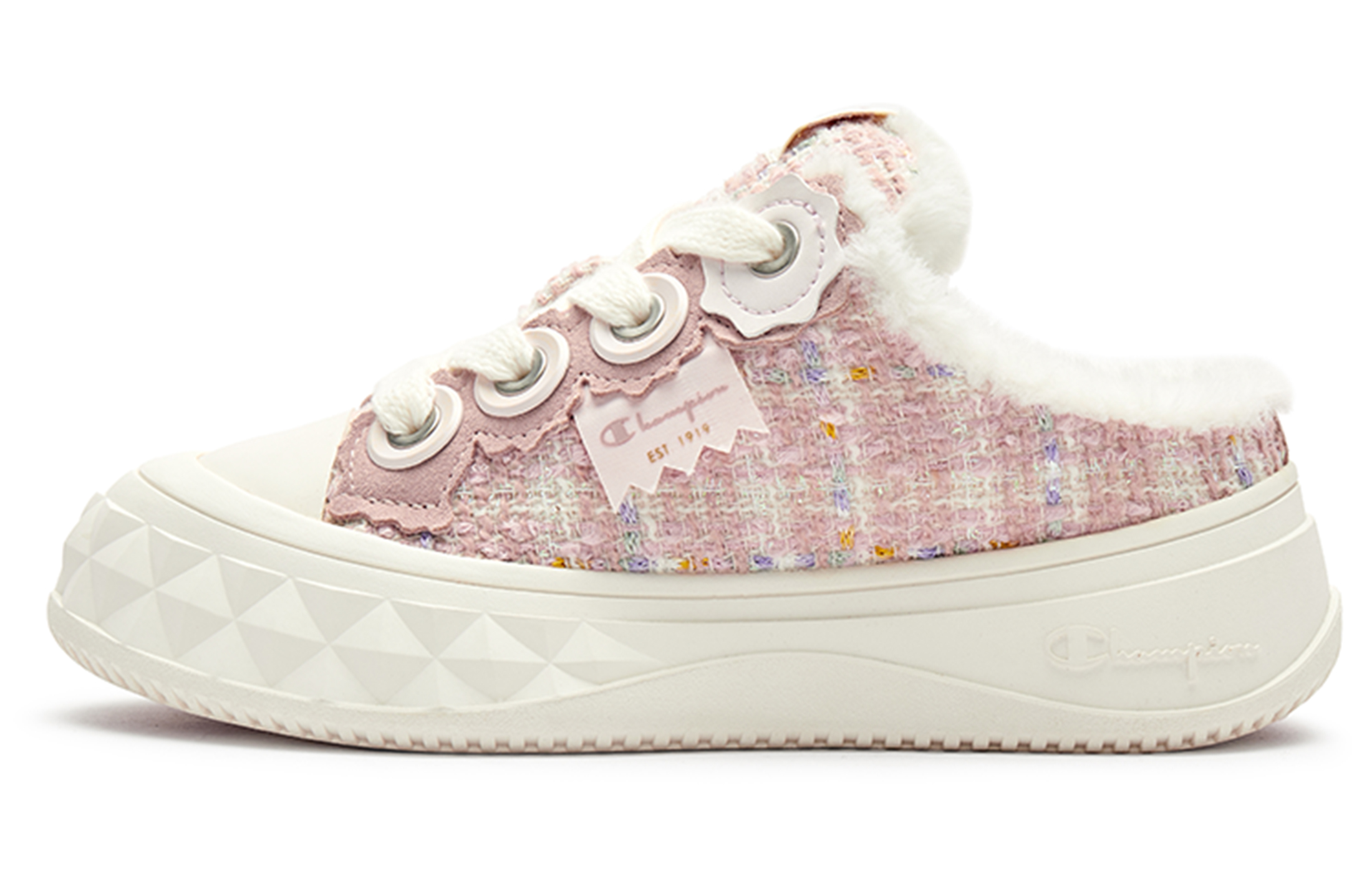 (Women) Champion Essentials Low Top 'Classic Logo Pink' U3DFCKW03K1