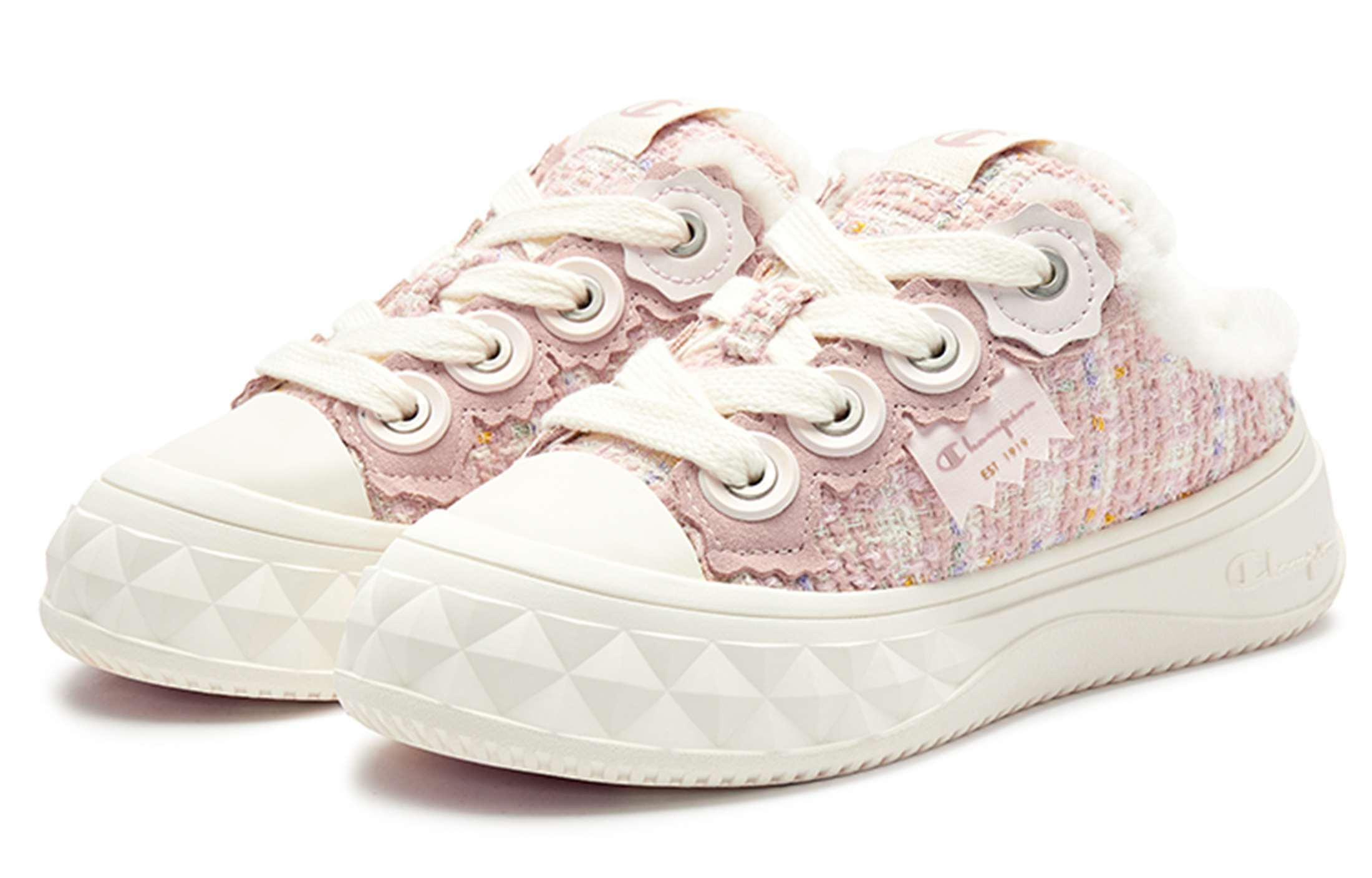 Lookbook (W) Champion Essentials Low Top ''Logo Classique Rose'' U3DFCKW03K1