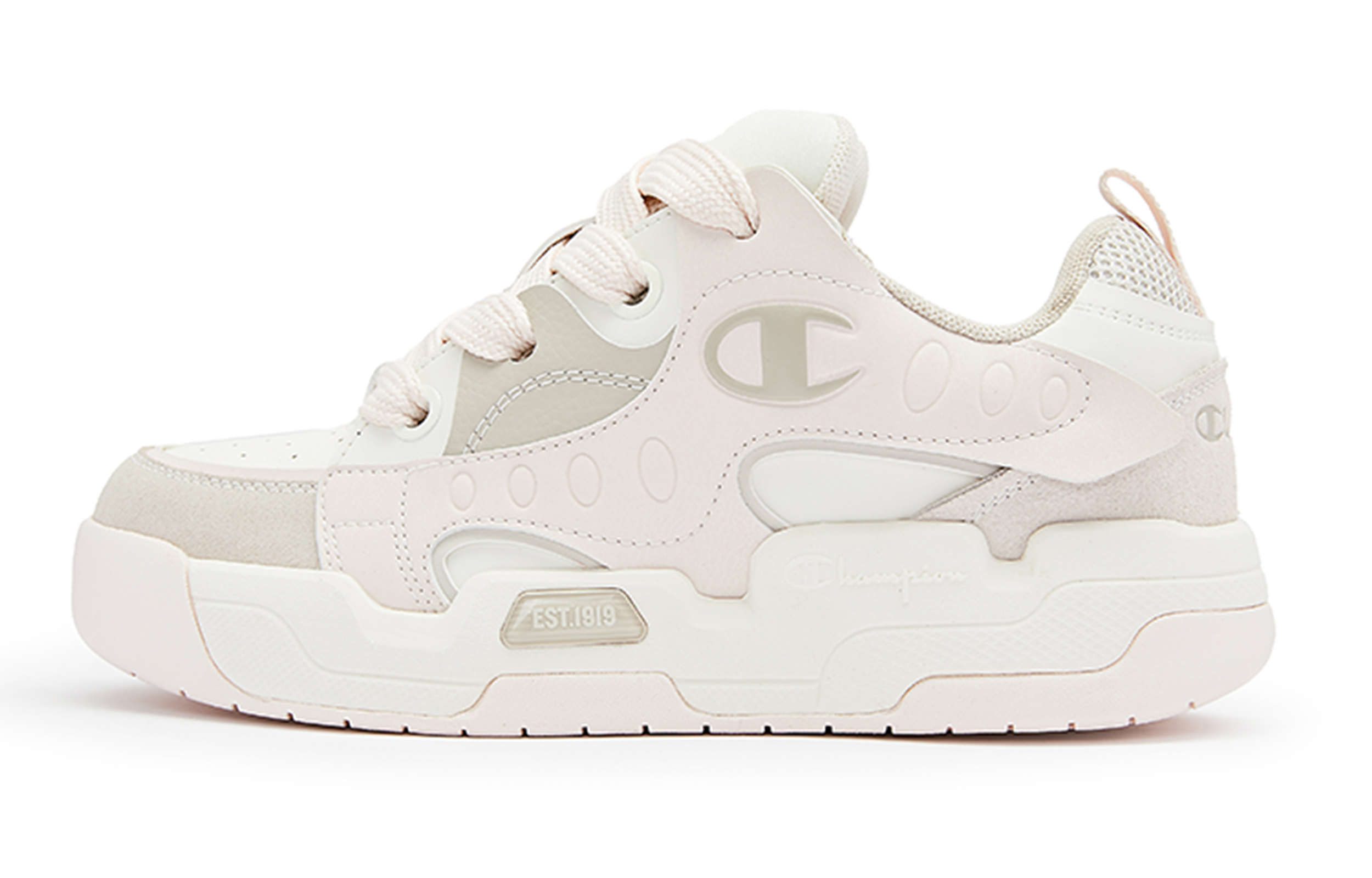 (Women) Champion Essentials Low Top 'Color Block Sport Casual' U3DFCTW06K2