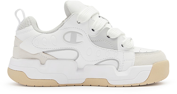 (W) Champion Essentials Low Top Blanco Gris 'Plataforma Colorblock' U3DFCTW06A4 Order (W) Champion Essentials Low Top Blanco Gris 'Plataforma Colorblock' U3DFCTW06A4
