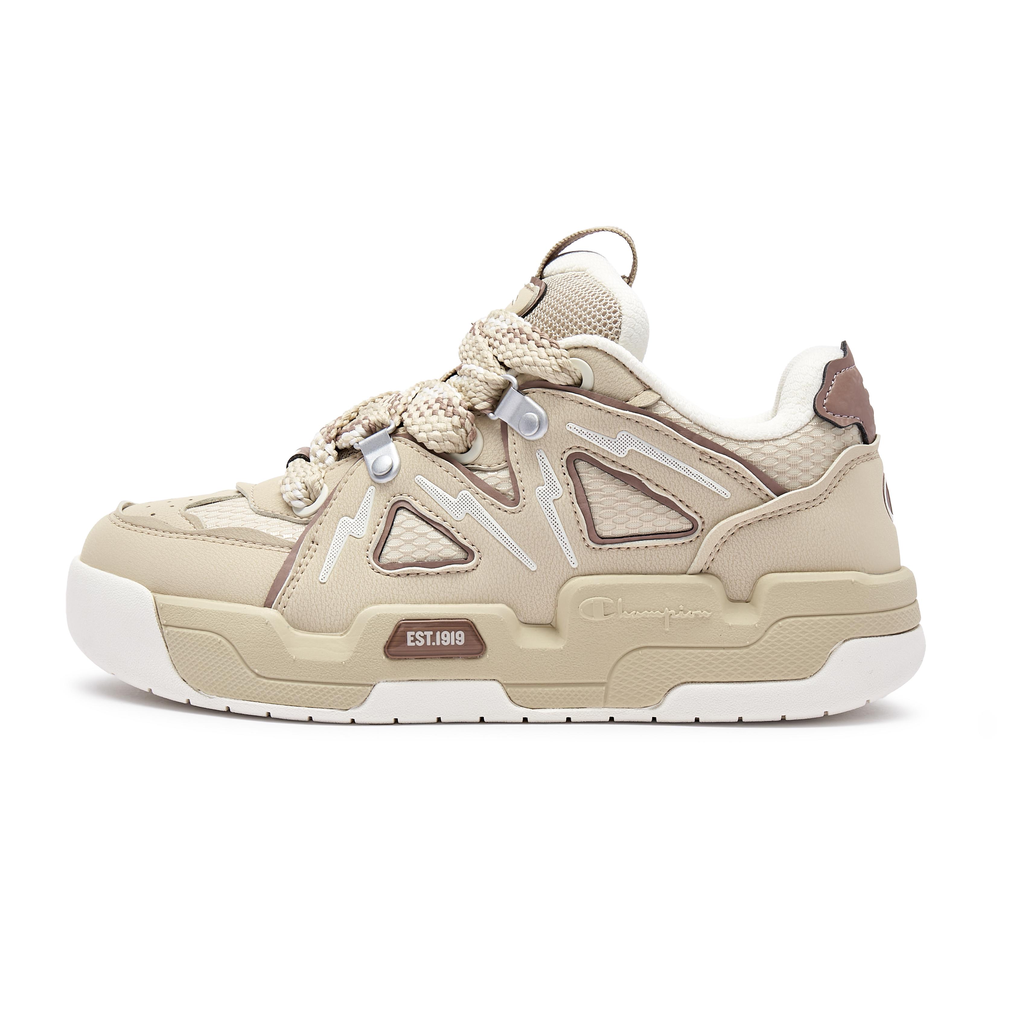 (Women) Champion Essentials Mix Skate V1 Low 'Dopamine Comfort Beige' U4AFCTW14F1