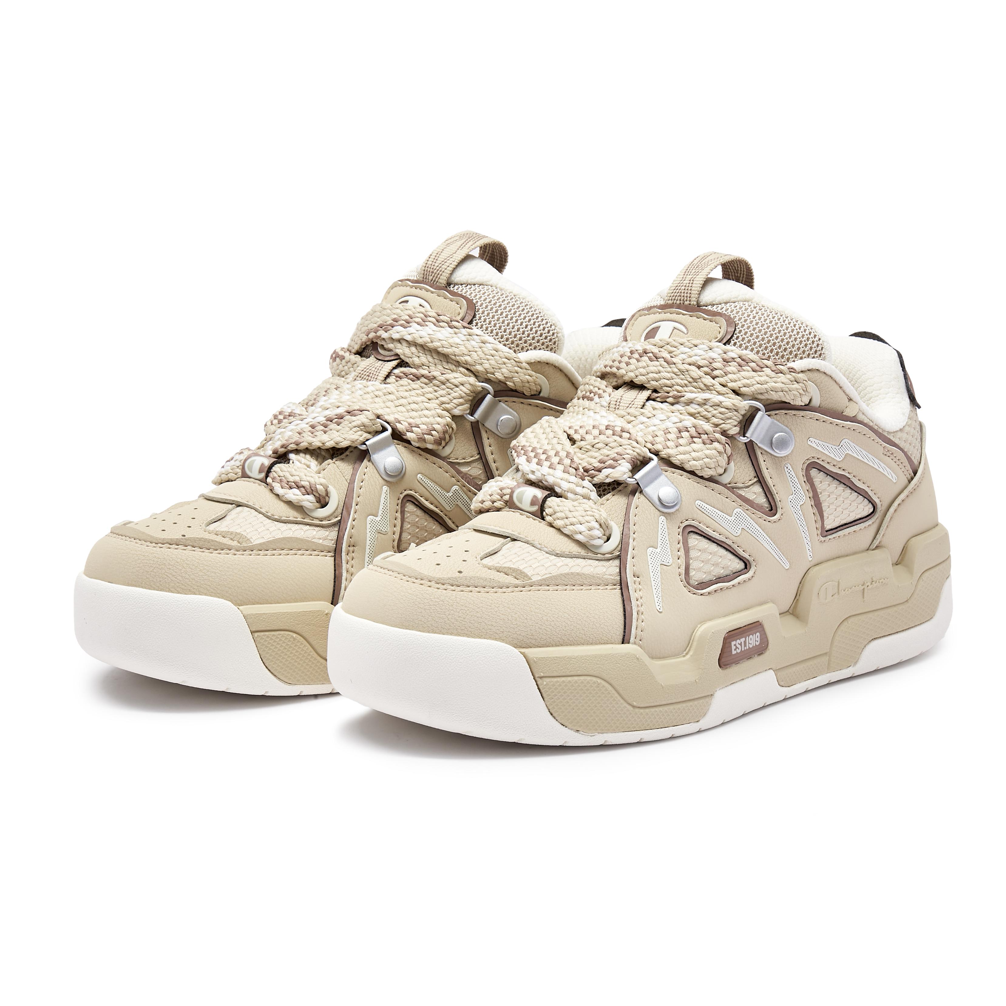 Lookbook (W) Champion Essentials Mix Skate V1 Low ''Dopamine Komfort Beige'' U4AFCTW14F1