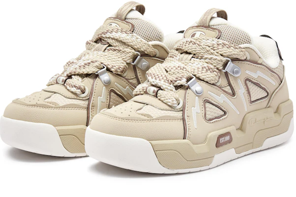 (W) Champion Essentials Mix Skate V1 Low ''Dopamine Komfort Beige'' U4AFCTW14F1 Lookbook (W) Champion Essentials Mix Skate V1 Low ''Dopamine Komfort Beige'' U4AFCTW14F1