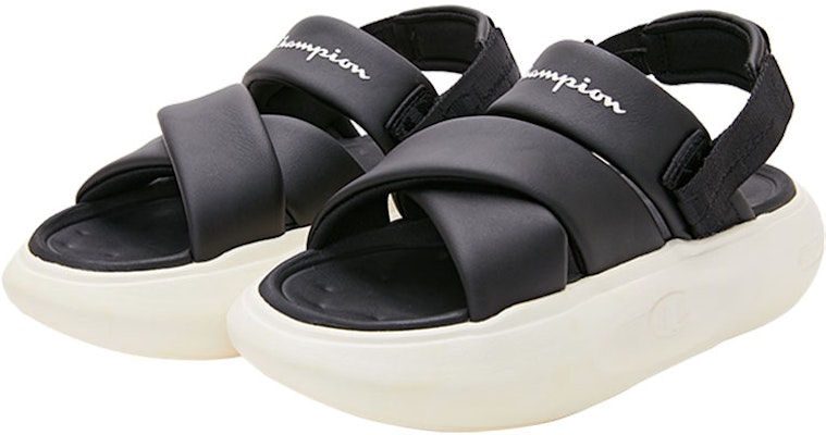 (W) Champion Sandalia Essentials 230 'Negro Leche Blanco' U3BFASW08U3 Lookbook (W) Champion Sandalia Essentials 230 'Negro Leche Blanco' U3BFASW08U3