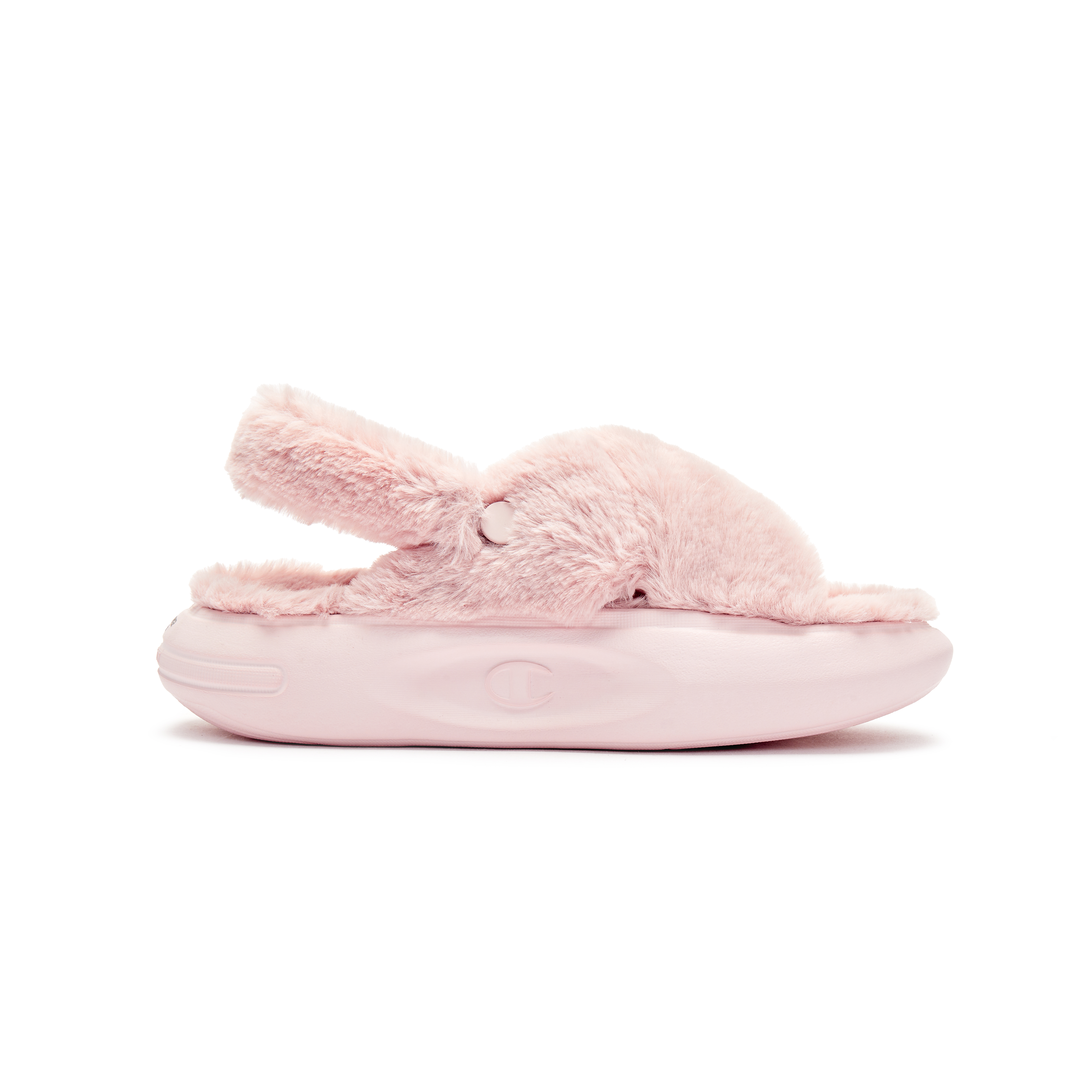 Order Champion基本款 美麗絨毯系列 舒適保暖 一字拖鞋 女款 粉紅色