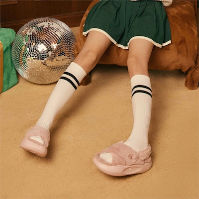 (Women) Champion Essentials Slide 'Furry Pink' U3DFCSW02K1 Details for (Women) Champion Essentials Slide 'Furry Pink' U3DFCSW02K1