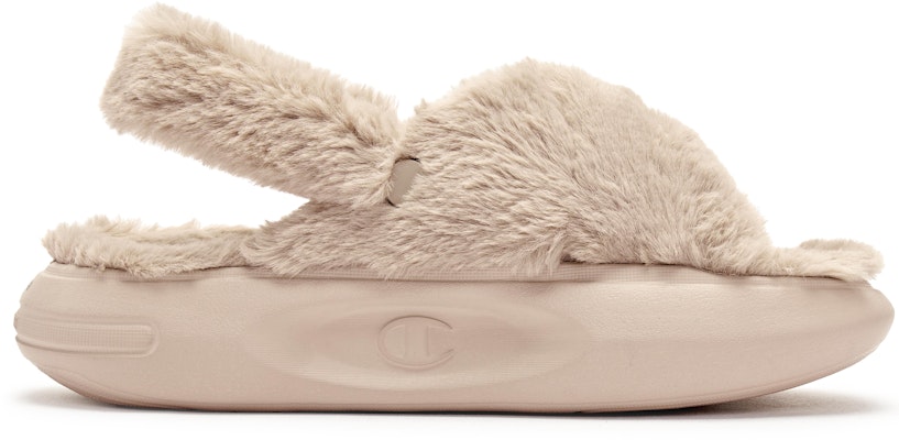 (Women) Champion Essentials Slide 'Khaki Fur' U3DFCSW02F1 Order (Women) Champion Essentials Slide 'Khaki Fur' U3DFCSW02F1