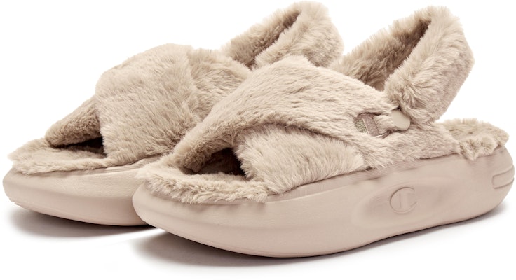 (Women) Champion Essentials Slide 'Khaki Fur' U3DFCSW02F1 Lookbook (Women) Champion Essentials Slide 'Khaki Fur' U3DFCSW02F1