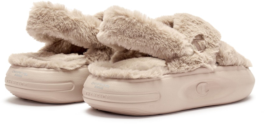 (Women) Champion Essentials Slide 'Khaki Fur' U3DFCSW02F1 Shop (Women) Champion Essentials Slide 'Khaki Fur' U3DFCSW02F1