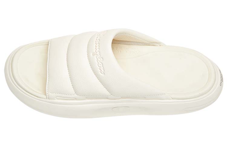 (Women) Champion Essentials Slide 'White Non-Slip Thick Sole' U3BFASW05D3