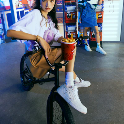 冠軍 Essentials 系列 Street Arcade 1 戰斧鞋 經典LOGO低幫板鞋 女款 粉色 Details for 冠軍 Essentials 系列 Street Arcade 1 戰斧鞋 經典LOGO低幫板鞋 女款 粉色