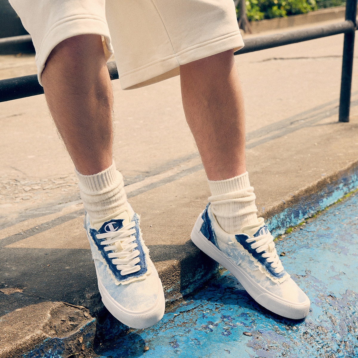 Sizing (Women) Champion Essentials Street Roller 'Deconstructed Blue' U2BFCTW01M1