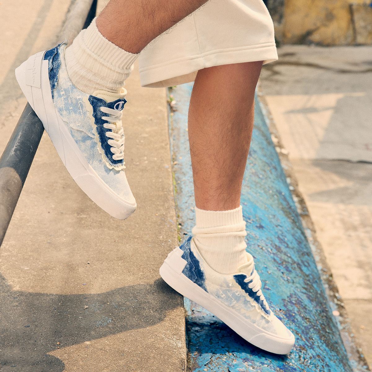 (W) Champion Essentials Street Roller 'Deconstructed Blue' 圖 9