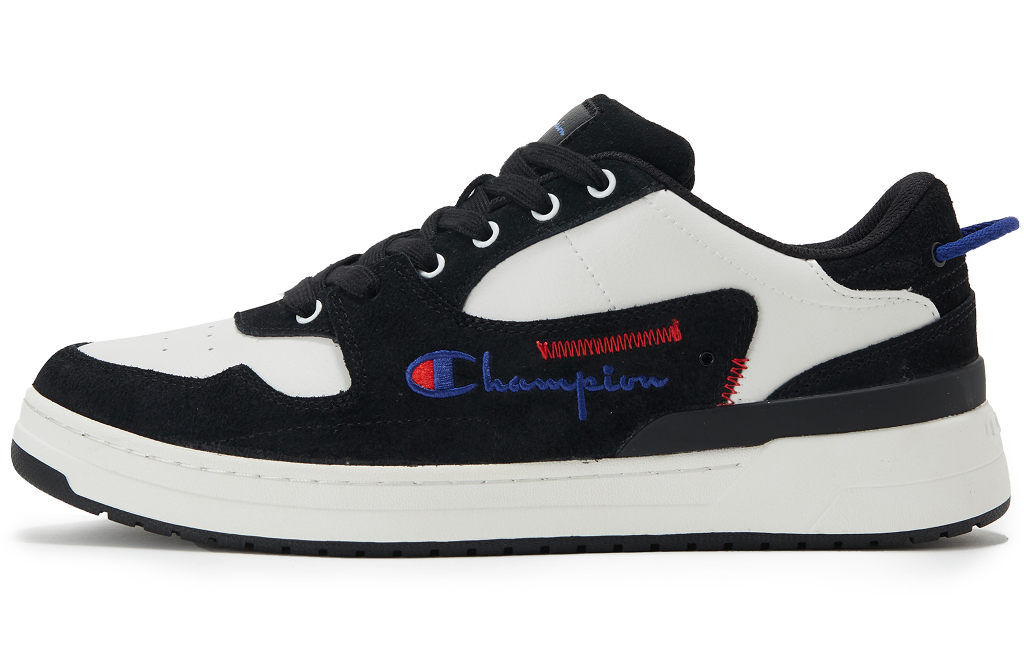 (Women) Champion Essentials Trend Blocking Low 'Black White' U1DFCTW02U1