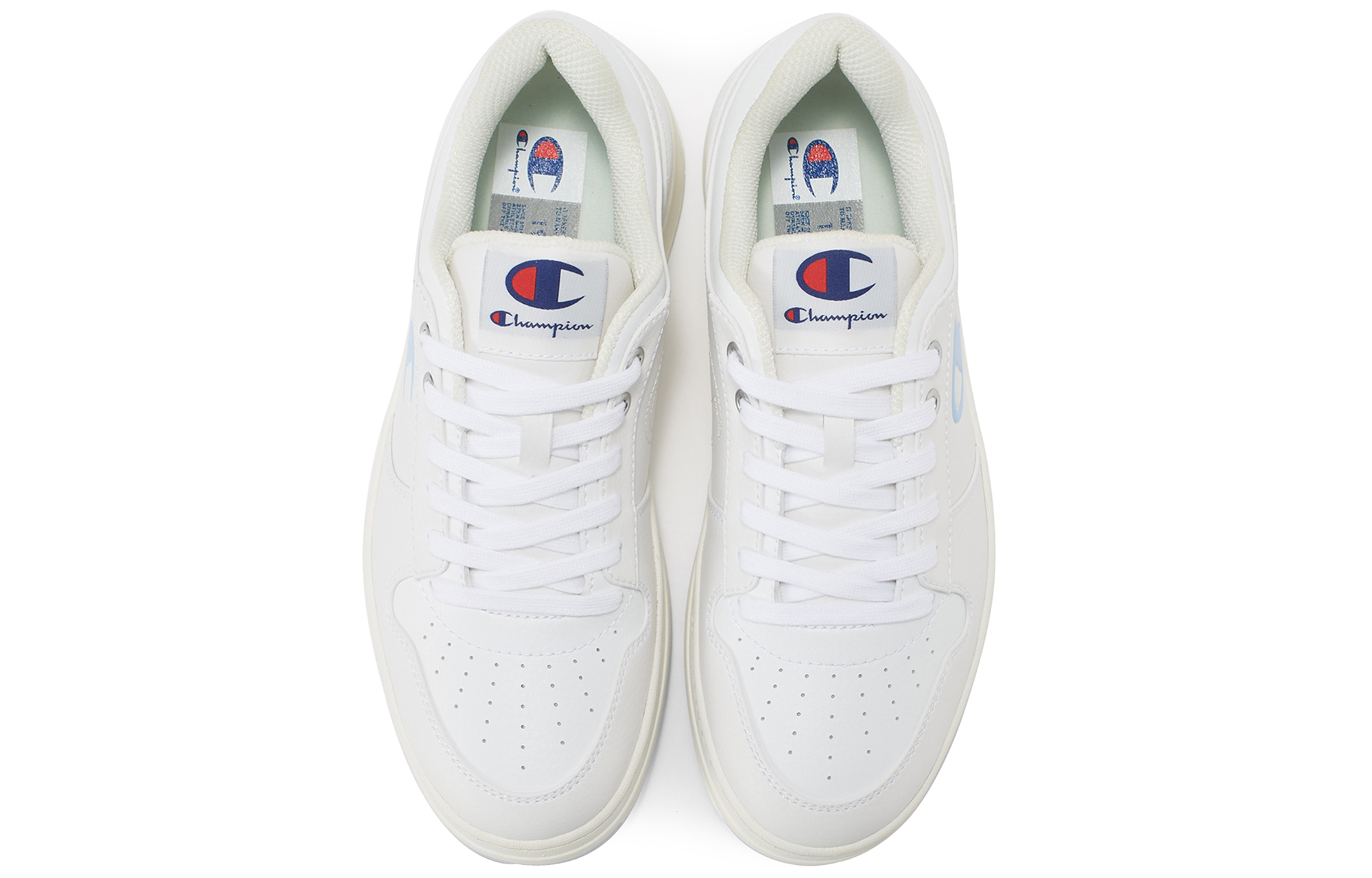 Lookbook Champion Essentials系列 Trend Reverse Low 經典logo低筒休閒板鞋 女款 白色