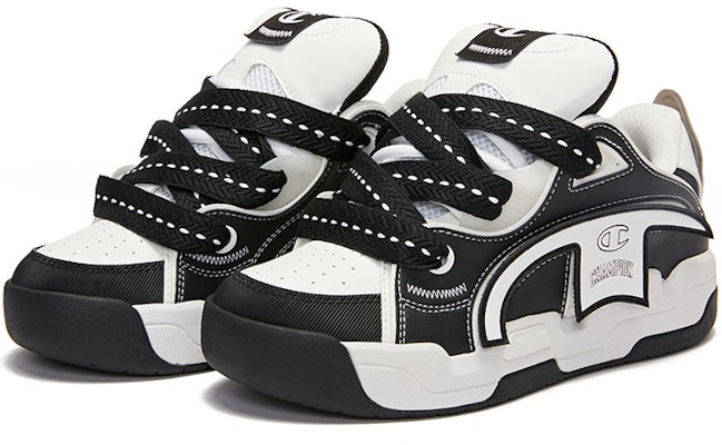 (Women) Champion Essentials TronSkate V1 'Black White Bread' U3AFCTW07U3 Purchase (Women) Champion Essentials TronSkate V1 'Black White Bread' U3AFCTW07U3