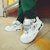 (W) Champion Essentials Valve V2 'Hitam Putih' U3AFCTW09U3