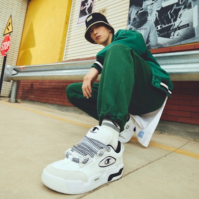 (Women) Champion Essentials Valve V2 'Black White' U3AFCTW09U3 Cheap (Women) Champion Essentials Valve V2 'Black White' U3AFCTW09U3