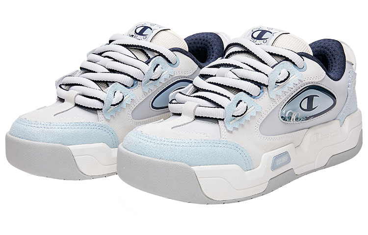 Order (Women) Champion Essentials Valve V2 'White Blue' U2CFCTW05P1