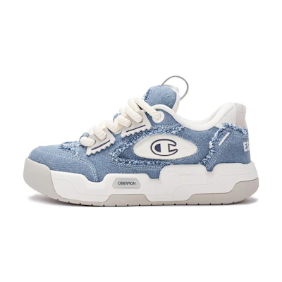 (W) Champion Essentials Valve V3 'Blue Colorblock Chunky Low-Top'