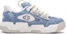 (W) Champion Essentials Valve V3 'Biru Colorblock Chunky Rendah-Tinggi' U3CFCTW07M1