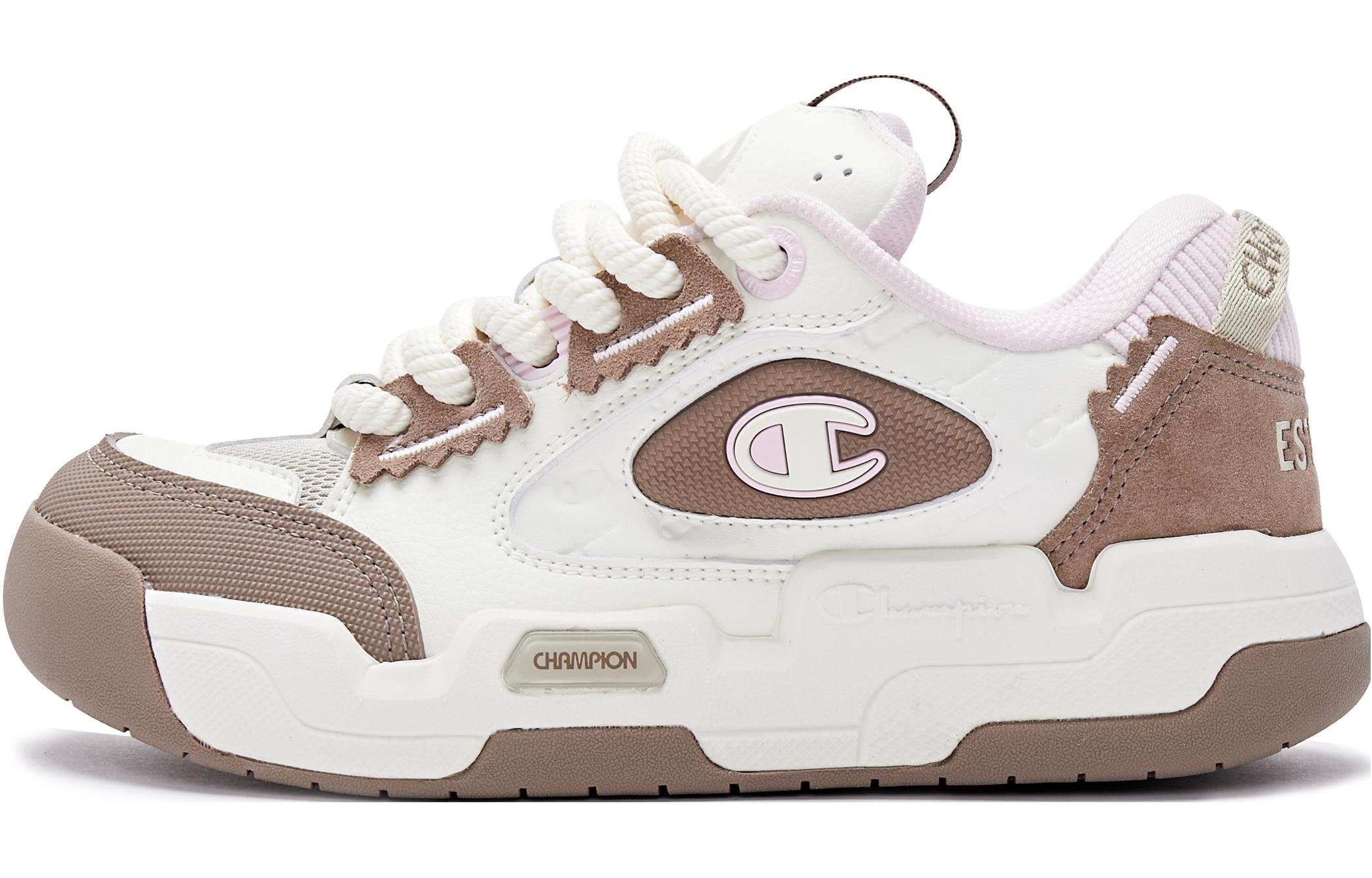 (Women) Champion Essentials Valve V3 Brown 'Bread Shoes Meilade Colorblock Low-Top Sneakers' U3CFCTW07S1