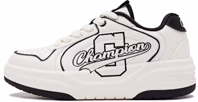 (Women) Champion Essentials Varsity 1 'Comfort Versatile Non-Slip Durable Low Top White Black' U3CFCTW10U3 (Women) Champion Essentials Varsity 1 'Comfort Versatile Non-Slip Durable Low Top White Black' U3CFCTW10U3