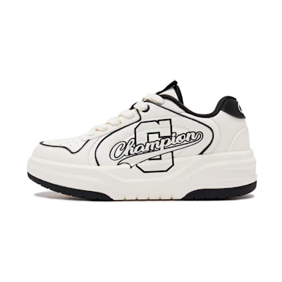 (W) Champion Essentials Varsity 1 'CMFT Versatile Non-Slip Durable Low Top White Black'