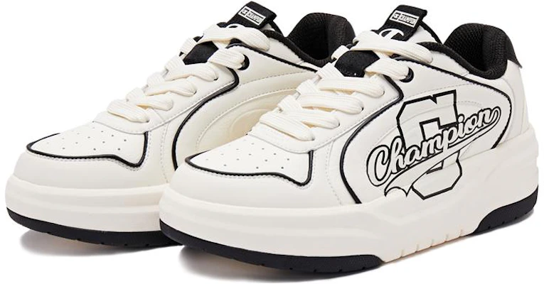 (W) Champion Essentials Varsity 1 ''Confort Polyvalent Antidérapant Durable Low Top Blanc Noir'' U3CFCTW10U3 Lookbook (W) Champion Essentials Varsity 1 ''Confort Polyvalent Antidérapant Durable Low Top Blanc Noir'' U3CFCTW10U3