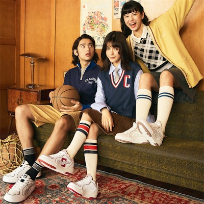 (W) Champion Essentials Varsity 1 'Meilade' Zapatillas U3CFCTW10F2 1