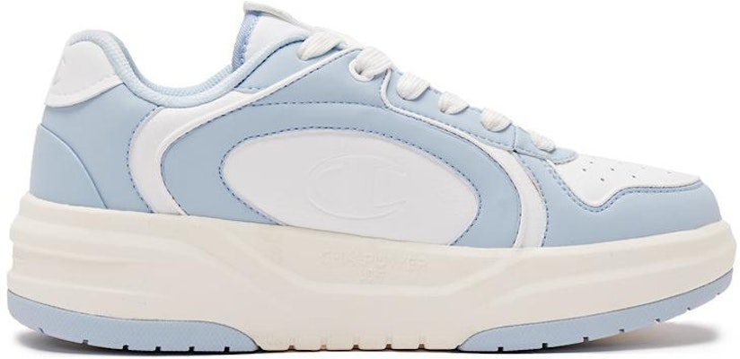 (Women) Champion Essentials Varsity 1 Low 'Blue White' U3CFCTW10M2 Order (Women) Champion Essentials Varsity 1 Low 'Blue White' U3CFCTW10M2